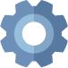 Settings gear icon representing automation features