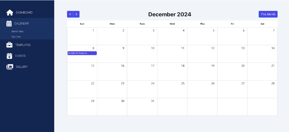 Calendar View