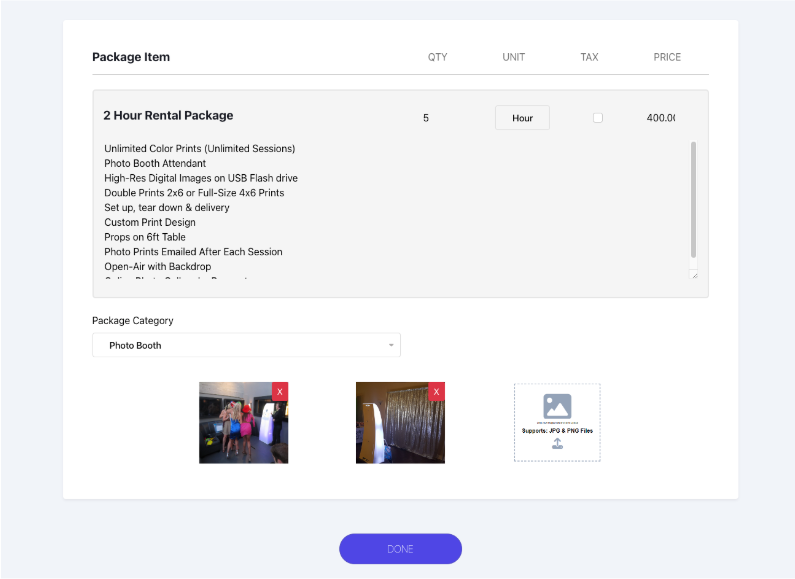 Package Template That's Already Created