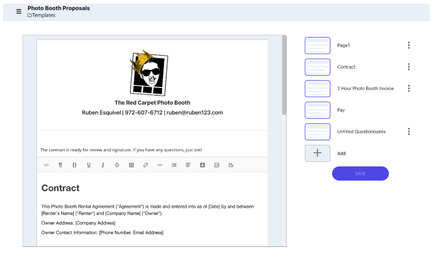 Example Proposal Template