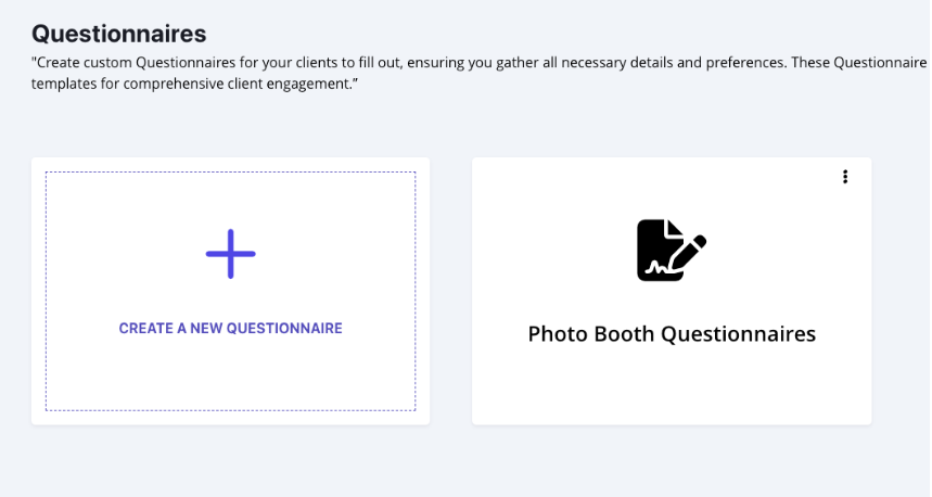 Questionnaire Templates